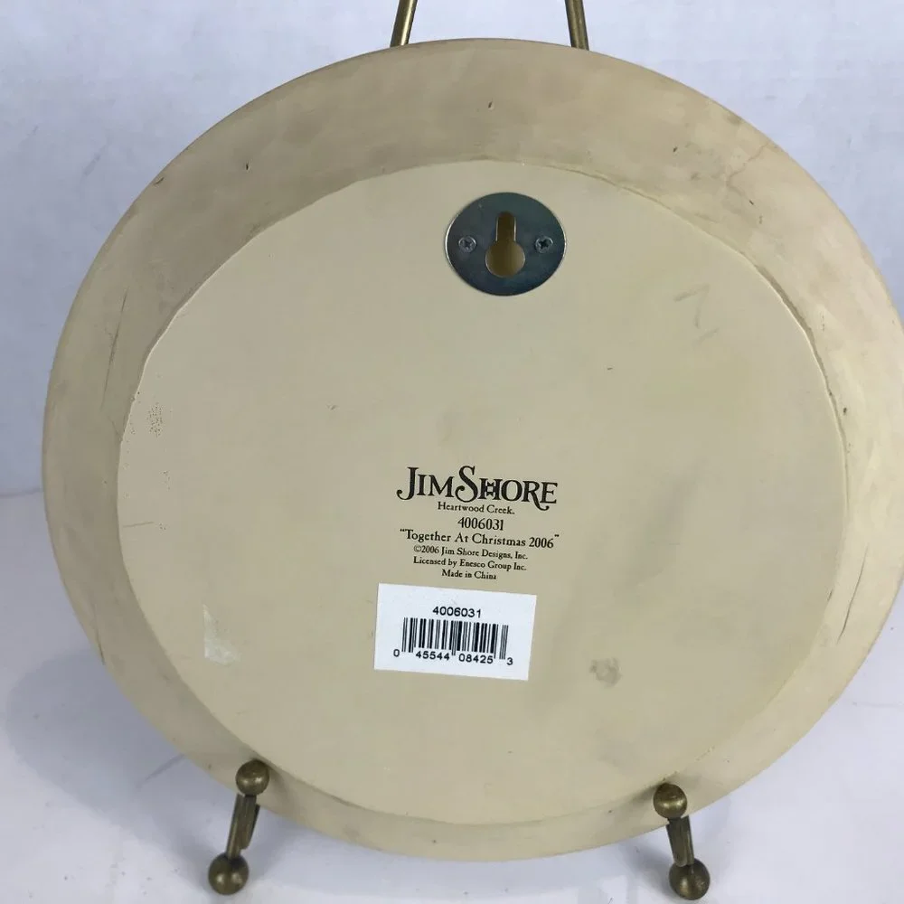 Jim Shore 2006 Christmas Collector Plate
